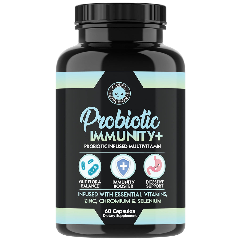Angry Supplements Probiotic Immunity Multi-Vitamin - 60 Count