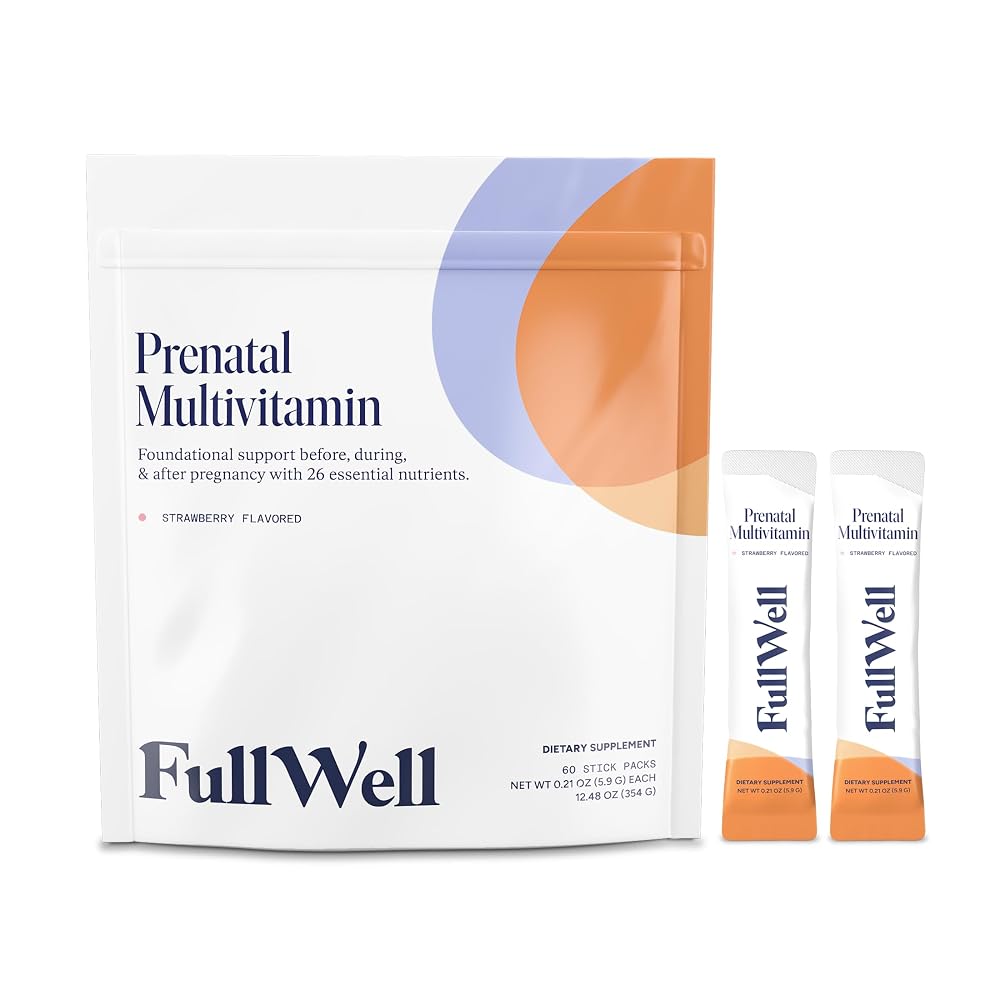 FullWell Women's Prenatal Multivitamin - Healthy Pregnancy Support