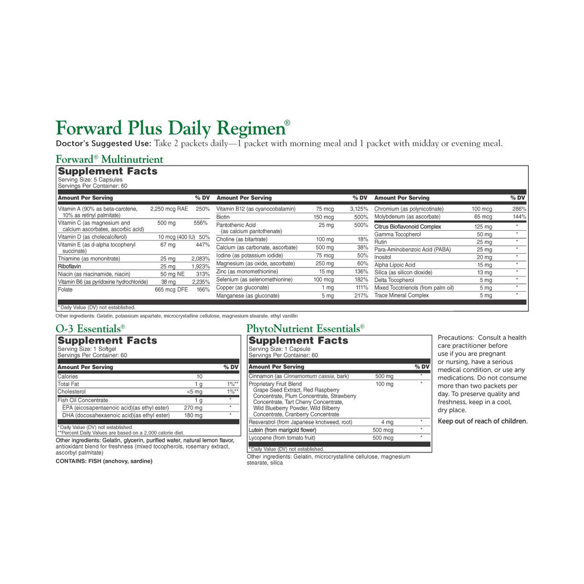 DR.WHITAKER Dr. Whitaker Forward Plus Daily Regimen Multivitamin - 60 Packets - image 2