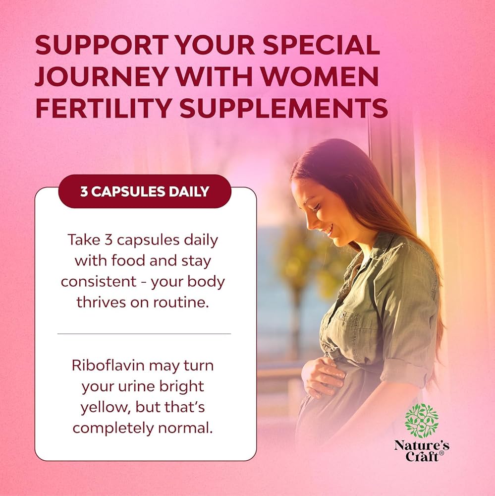 Natures Craft Fertility Supplements - with Prenatal Vitamins