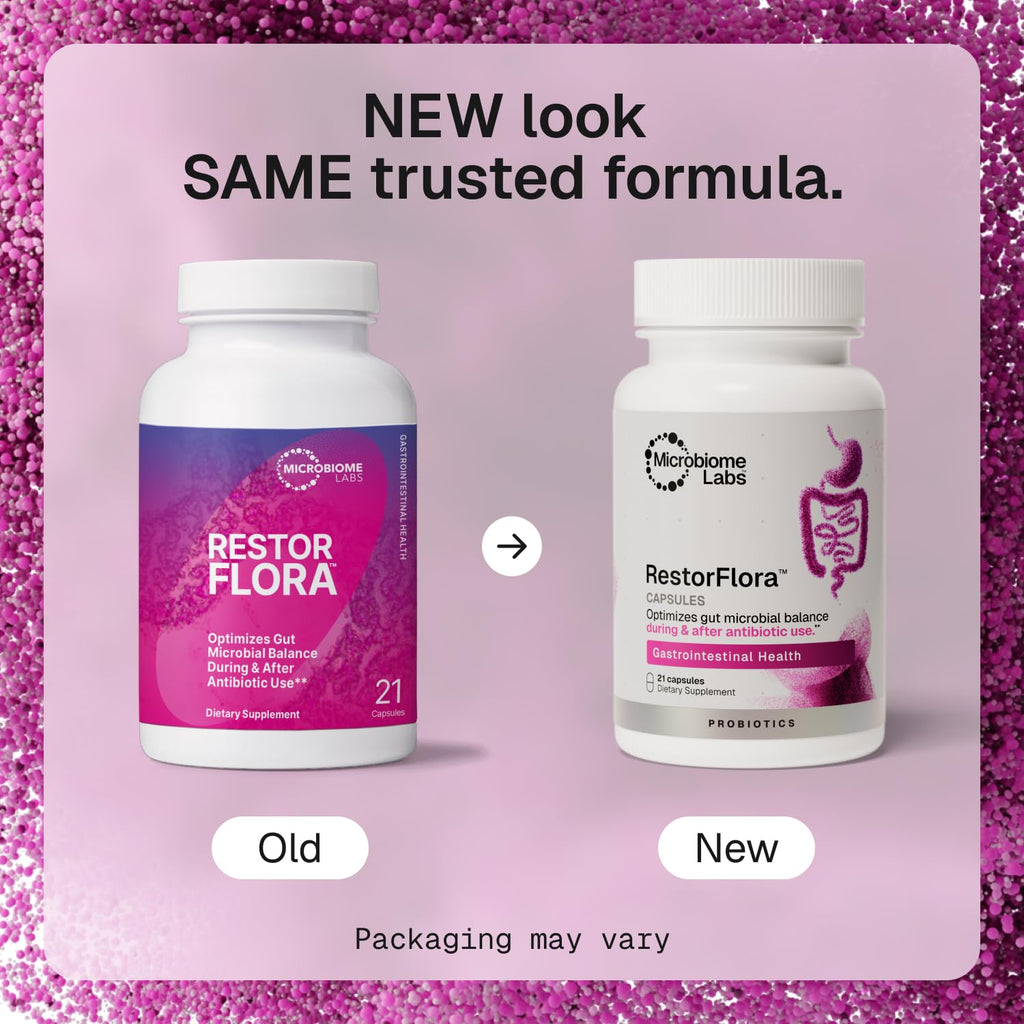 Microbiome Labs RestorFlora Spore-Based Probiotics - 21 Capsules - image 2