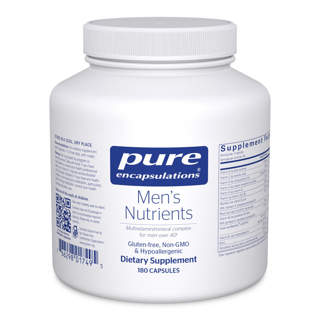 Pure Encapsulations Men's Nutrients Multivitamin - 180 Capsules