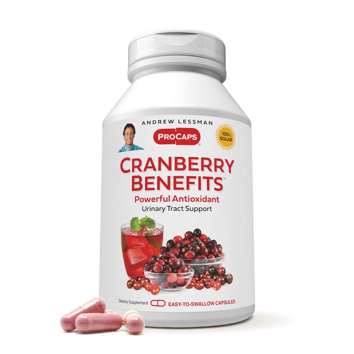 ANDREW LESSMAN Cranberry Benefits - Capsules - Supports Bladder