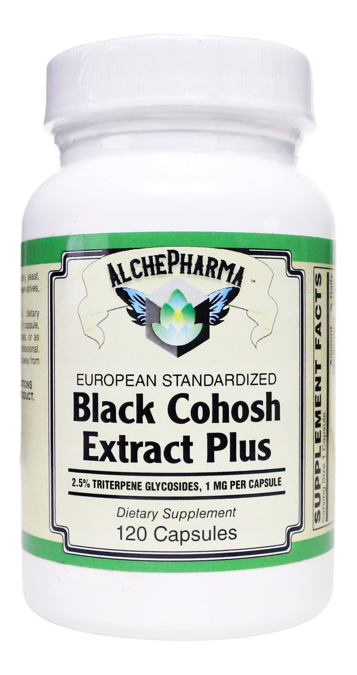 AlchePharma Black Cohosh Extract Plus Standardized - 120 Capsules