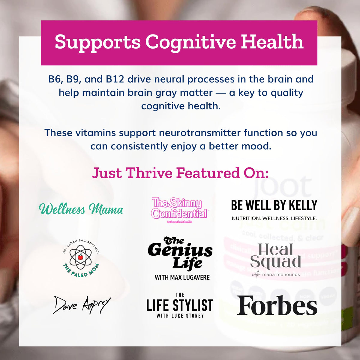 Just Thrive - Just Calm - Cortisol Manager - Calming
