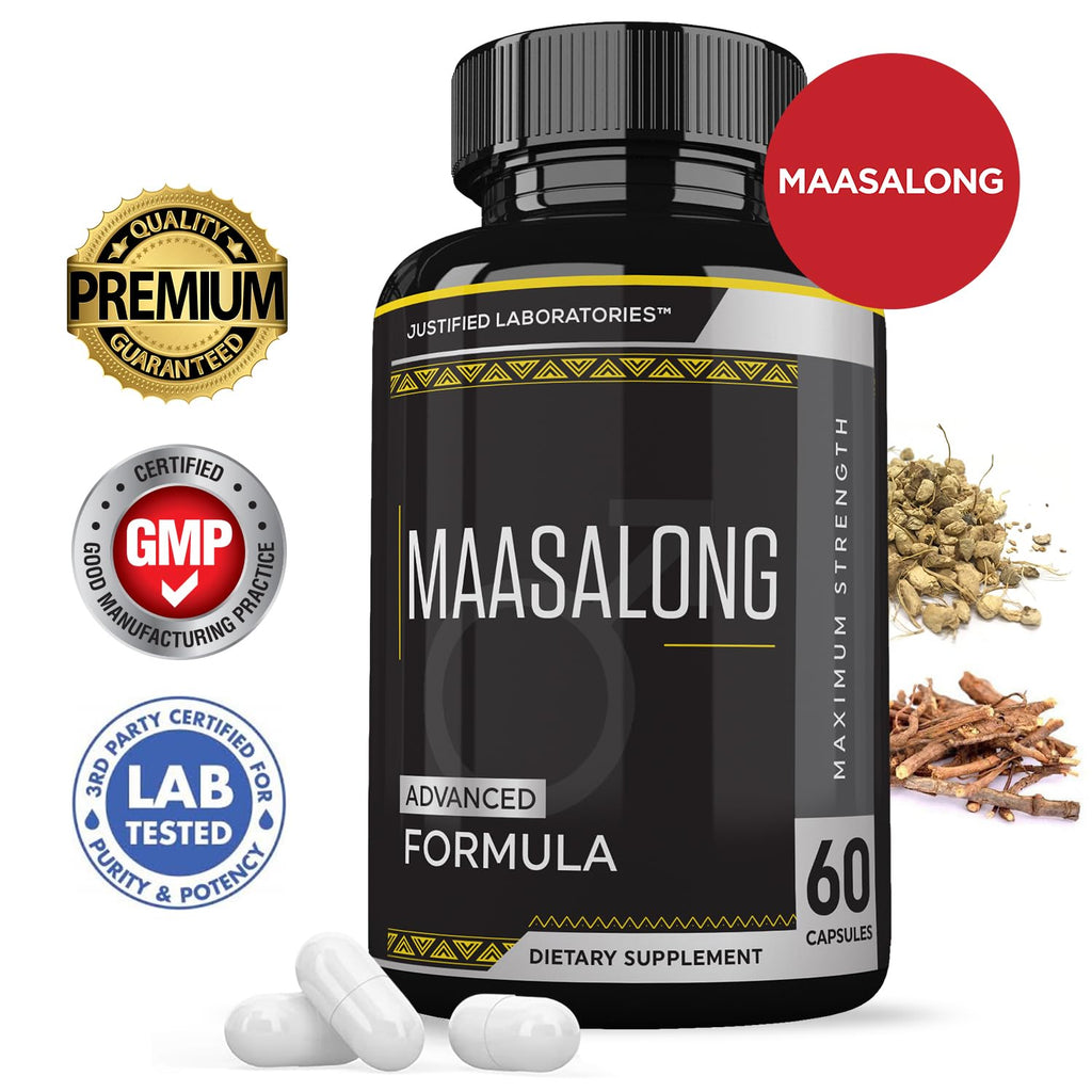 Justified Laboratories Maasalong Advanced Men's Health Formula - 60 Capsules - image 2