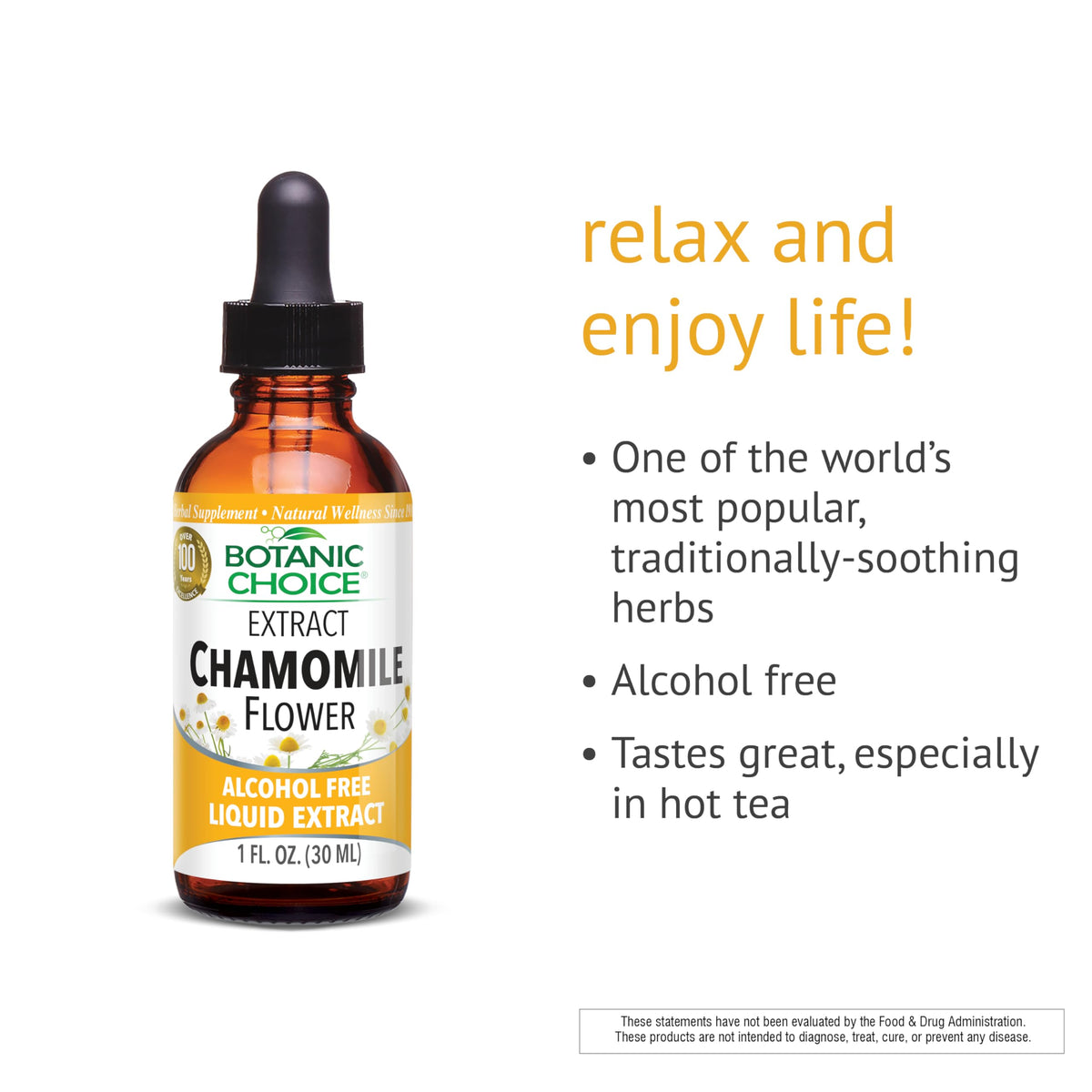 Botanic Choice Chamomile Flower Alcohol Free Liquid Extract - 1 Fl Oz - image 3