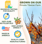 SEABUCKWONDERS Omega-7 Complete Sea Buckthorn Oil - 60 Softgels - image 5