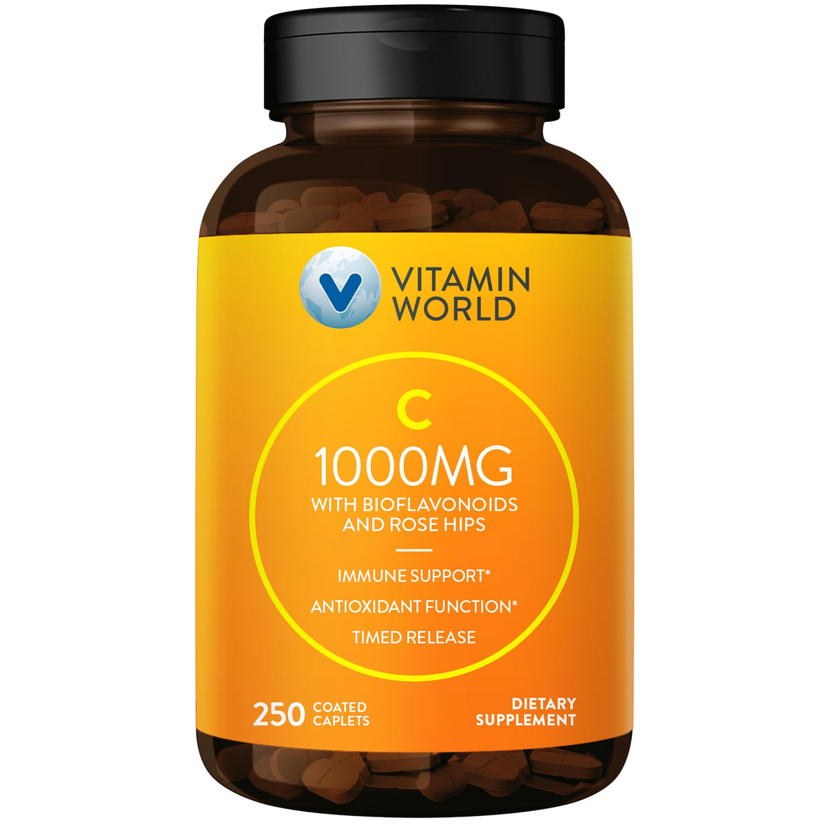 Vitamin World Vitamin C 1000 mg Timed Release - 250 Caplets