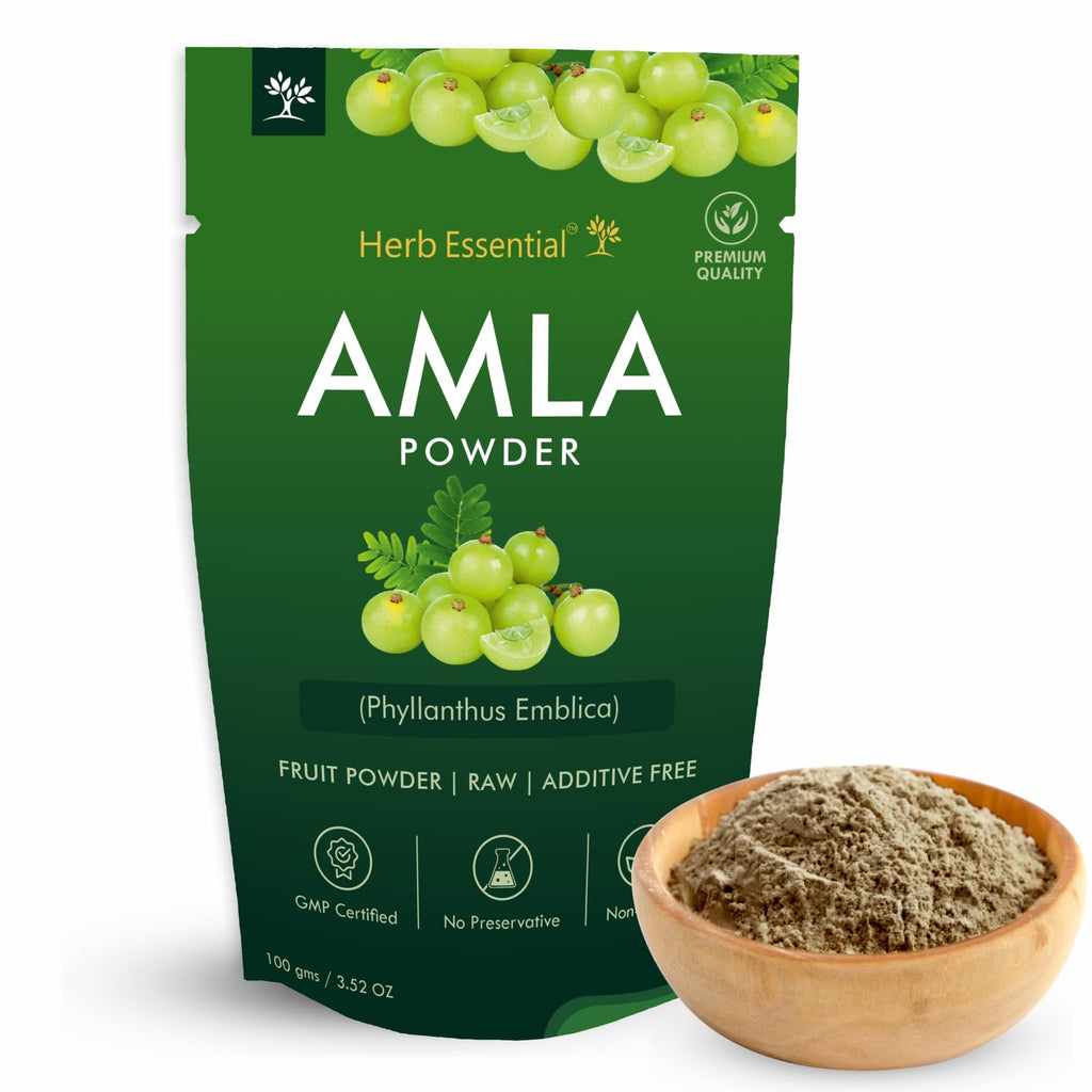 Herb Essential Organic Amla Powder - 3.53 oz