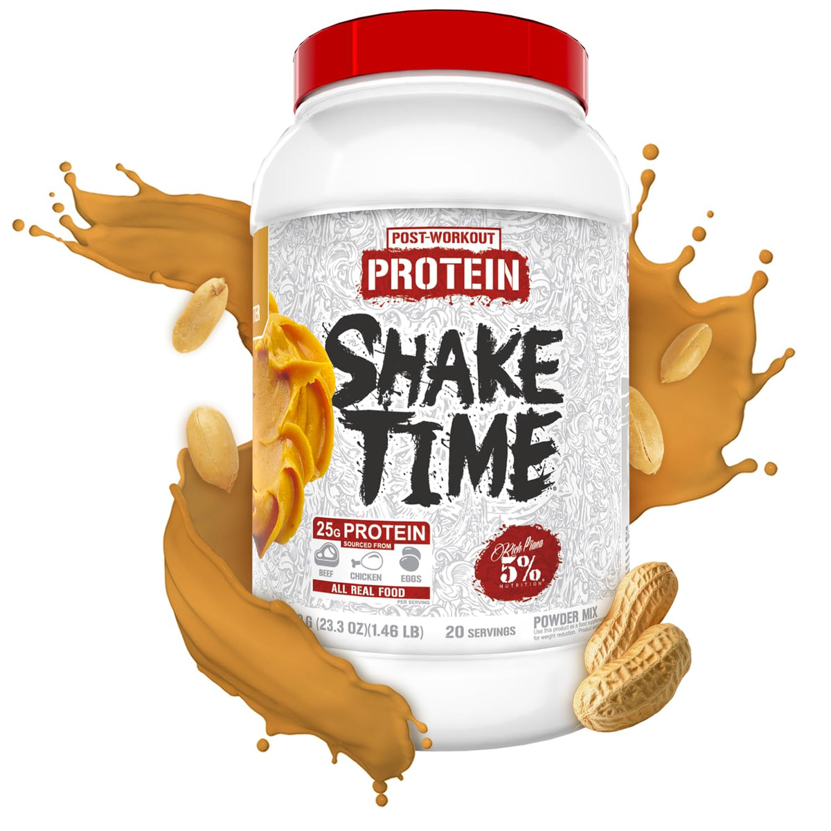 5% Nutrition Shake Time Animal Based Protein Powder
