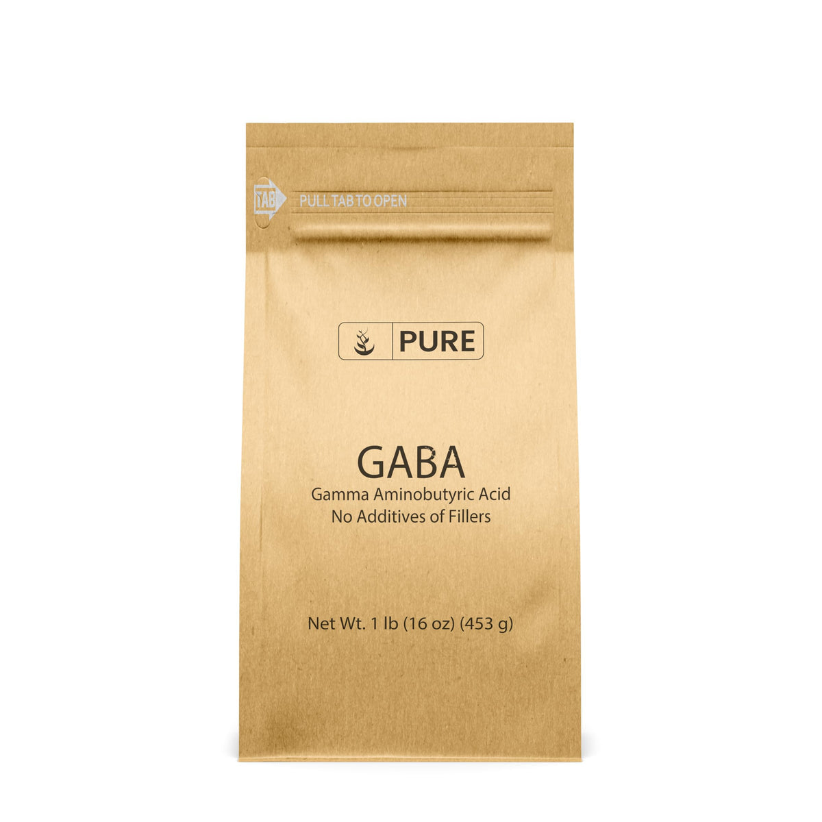 PURE ORIGINAL INGREDIENTS GABA Powder - 1 Pound