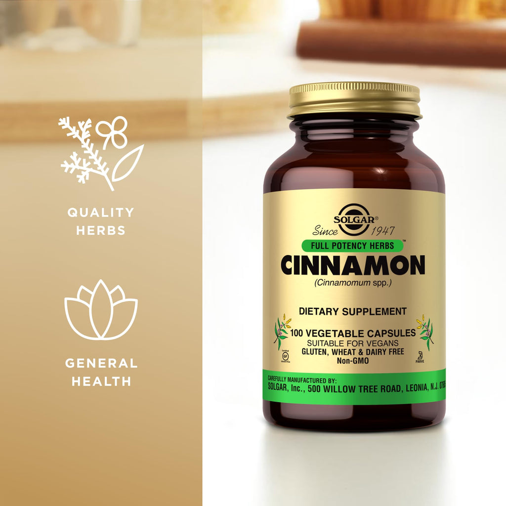 Solgar Cinnamon Vegetable Capsules - 100 Count - image 4
