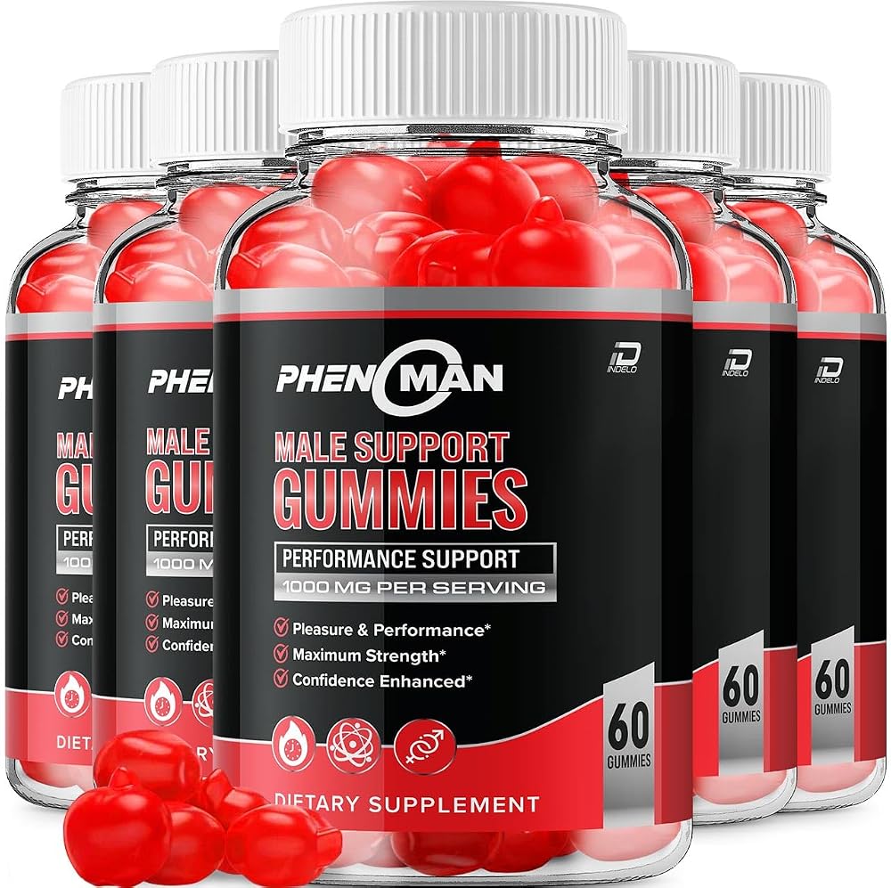 Indelo Phenoman for Men Gummies Muscle Growth Support - 300 Gummies