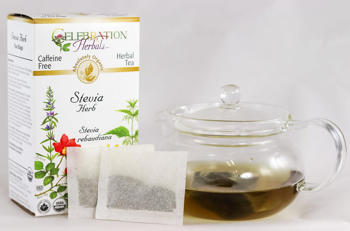 Celebration Herbals Stevia Herb Organic - 24 Bags - image 3