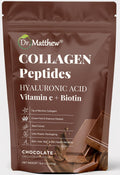 Dr. Matthew Chocolate Collagen Powder with Hyaluronic Acid - 15.9 oz