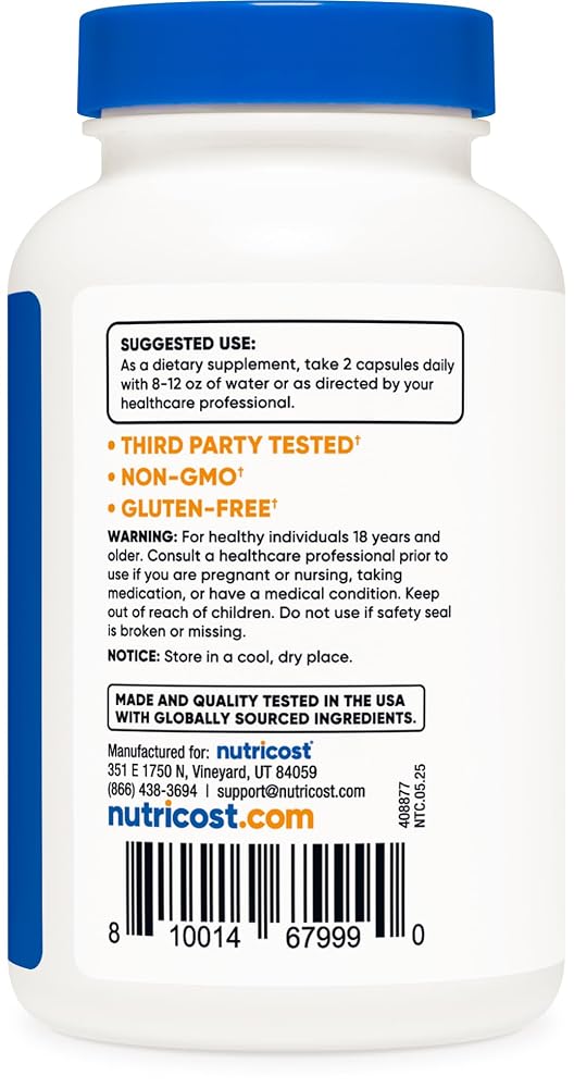 Nutricost White Willow Bark 1200 mg - 120 Capsules - image 4