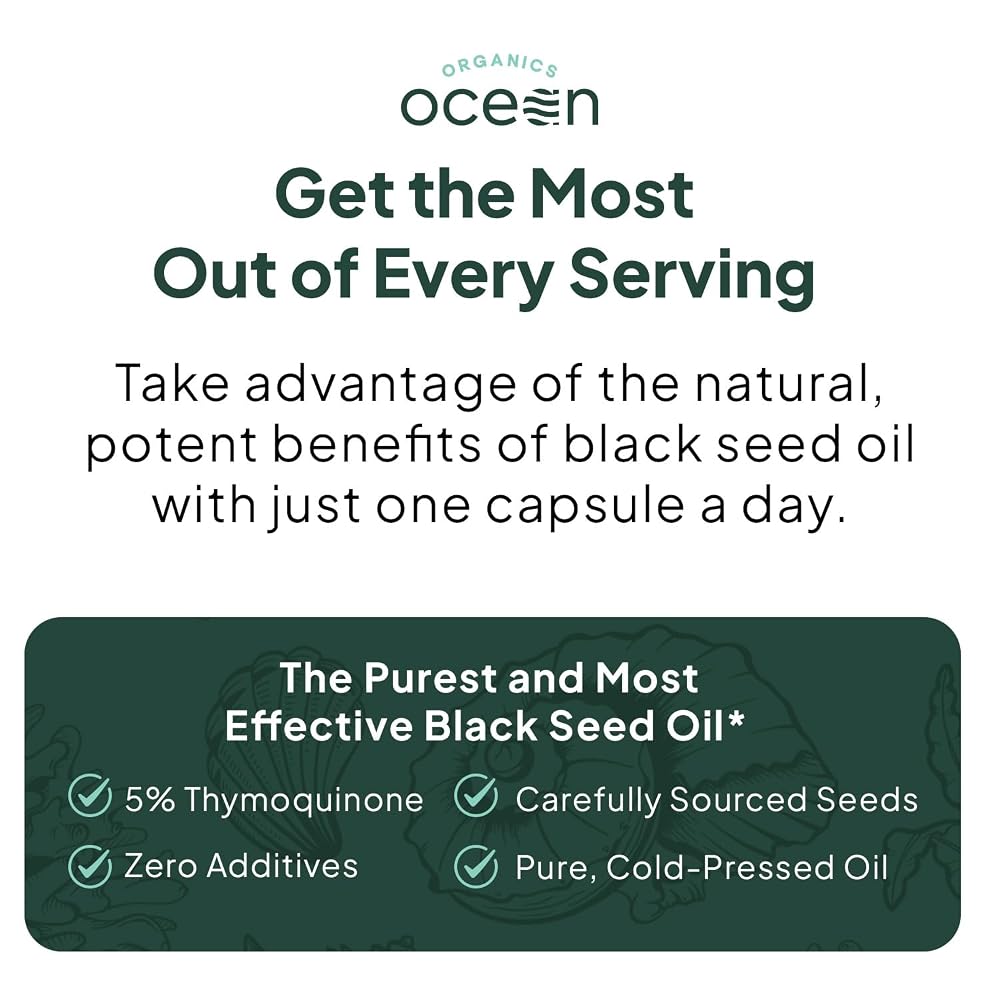 Organics Ocean Better Black Seed Oil Cold Pressed - Pure Nigella