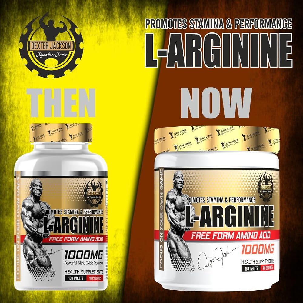 Dexter Jackson Gold Series L-Arginine 1000mg - 180 Tablets - image 4