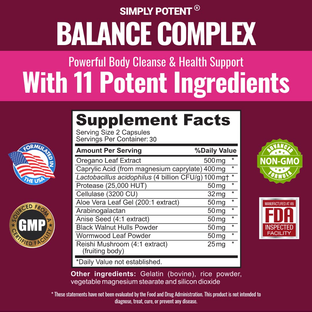 Simply Potent Balance Complex for Women 11-in-1 - 60 Capsules - image 3