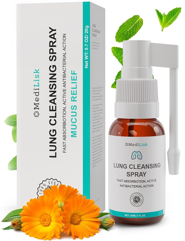 MediLisk Lung Support Spray - 1 Fl Oz