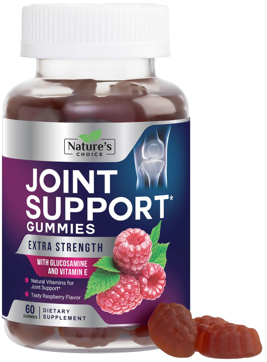 Nature's Choice Joint Support Gummies - Extra Strength Glucosamine