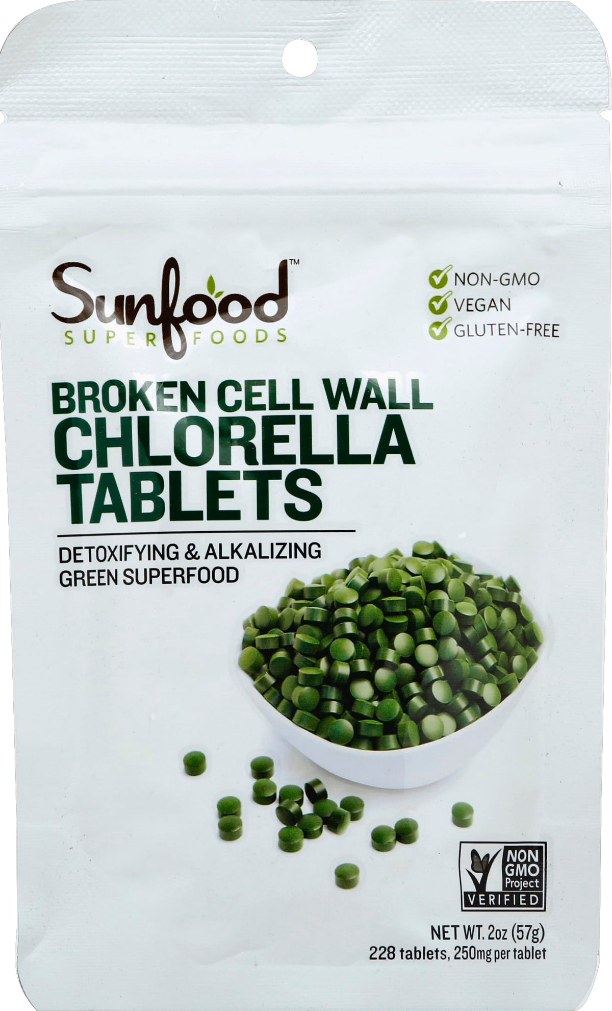 Sunfood Superfoods Super Algae Tablets - Healthy Snack: Over 60%