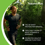 NaturesPlus SPIRU-TEIN WHEY Shake Vanilla Protein Powder - 14 Servings - image 4