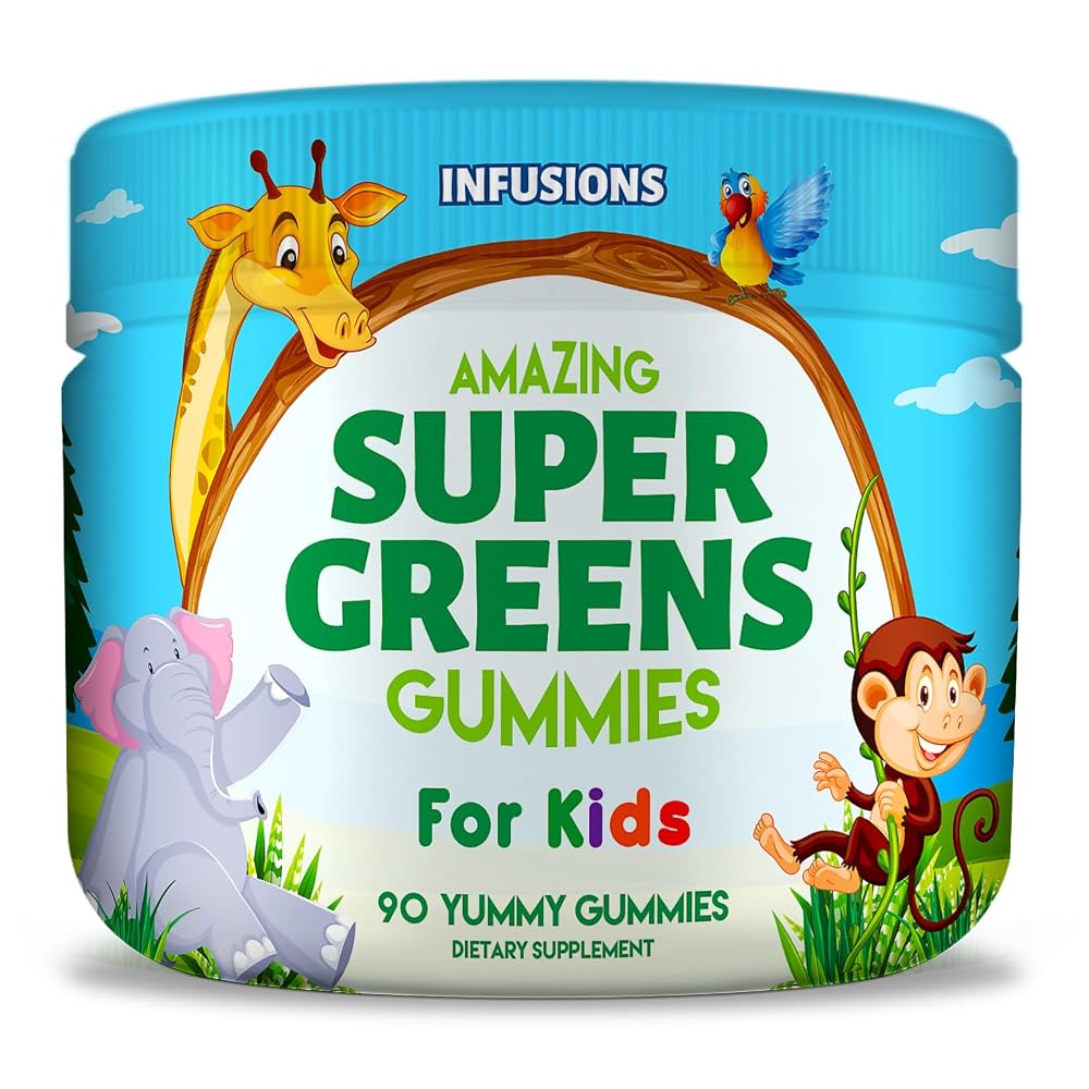 Infusions Super Green Gummies for Kids - 180 Count (2 Pack) - image 2