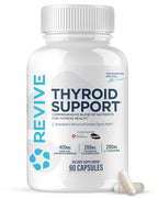 Revive MD Thyroid Support Supplement for Men & Women - 90 Capsules