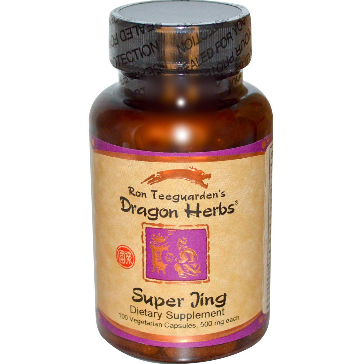 Dragon Herbs Super Jing 500 mg - 100 Vegetarian Capsules