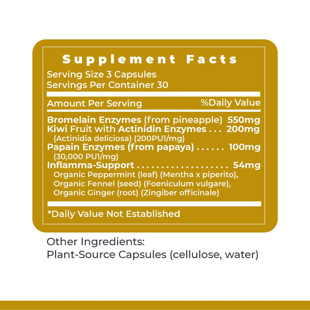 Premier Research Labs Inflammacidin Digestive Enzyme - 90 Vegetarian Capsules - image 6