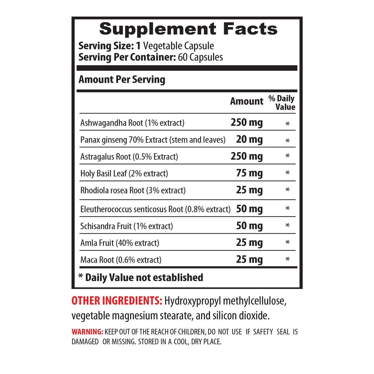 VIP Supplements Astragalus Complex Immune Support - 60 Capsules - image 5