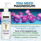 CryoDerm Magnesium Calming Cream - 16 oz - image 2