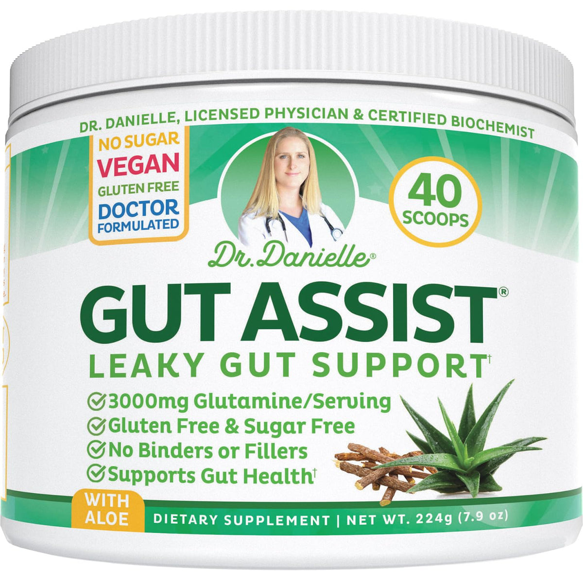 Doctor Danielle Gut Assist Leaky Gut Support Powder