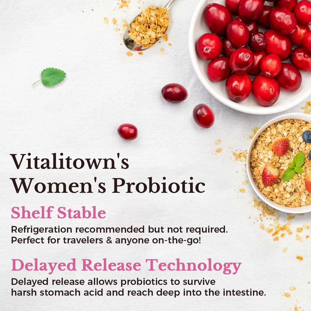 Vitalitown Probiotics for Women 120 Billion CFUs - 30 Capsules - image 4