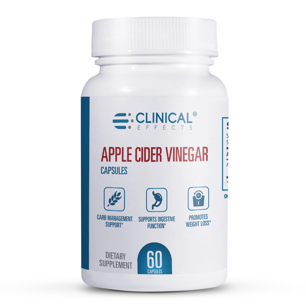 Clinical Effects Apple Cider Vinegar 1300mg - 60 Vegetarian Capsules