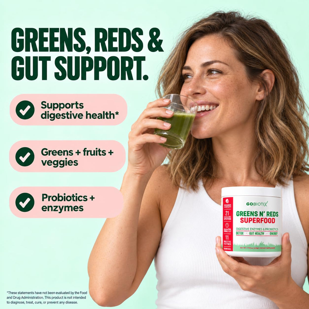 GOBIOTIX Super Greens and Reds Powder Parent