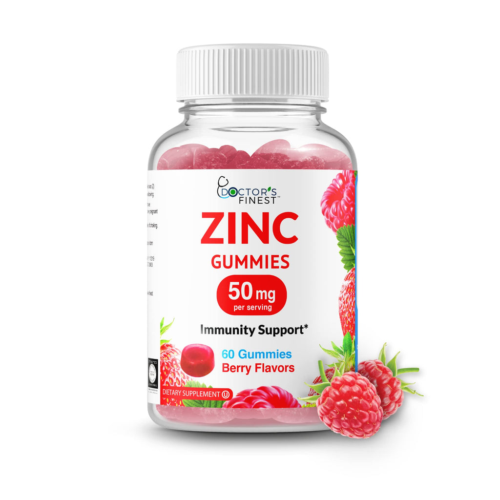 DOCTORS FINEST Zinc 50mg Gummies - 60 Count