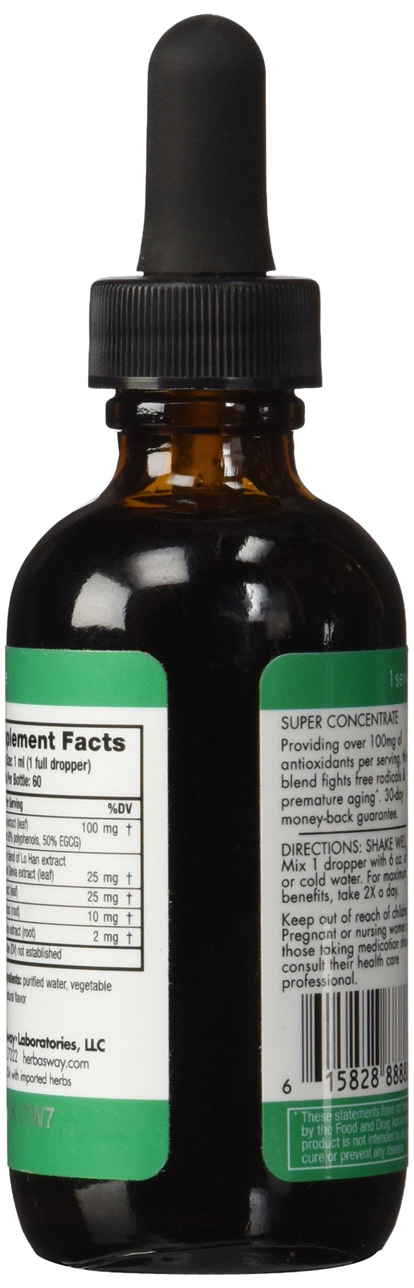 Herbasway HerbaGreen Tea Original - 2 Fl Oz - image 3