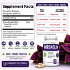Herbal Nutrition Forskolin Extract 250mg-500mg Max Strength - 180 Capsules - image 7
