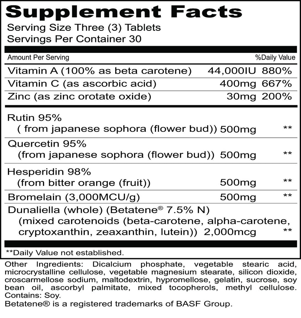 Priority One Vitamins Mega Flavonoid 2000 - 90 Tablets - image 2