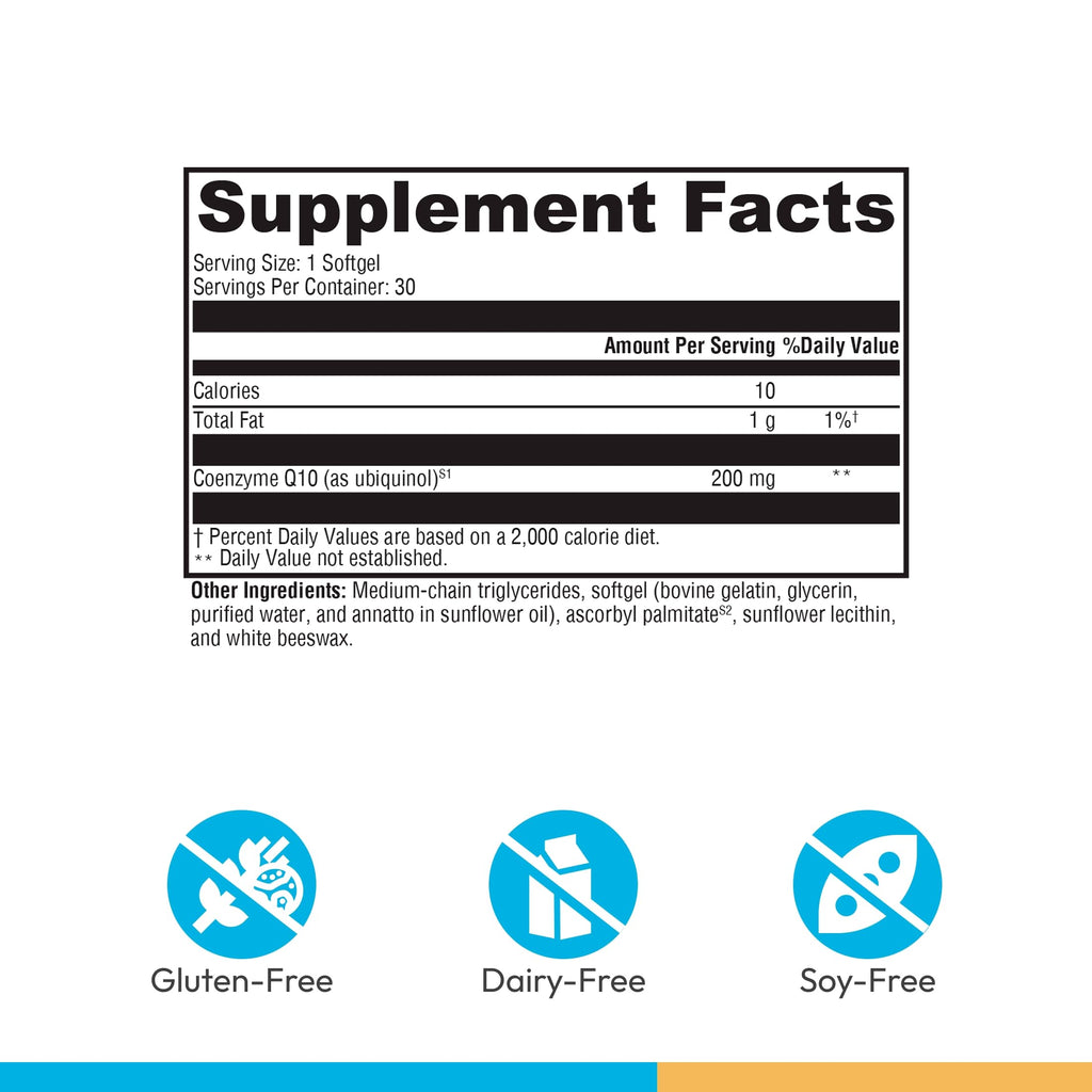 XYMOGEN CoQmax Ubiquinol Antioxidant Support - 30 Softgels - image 2
