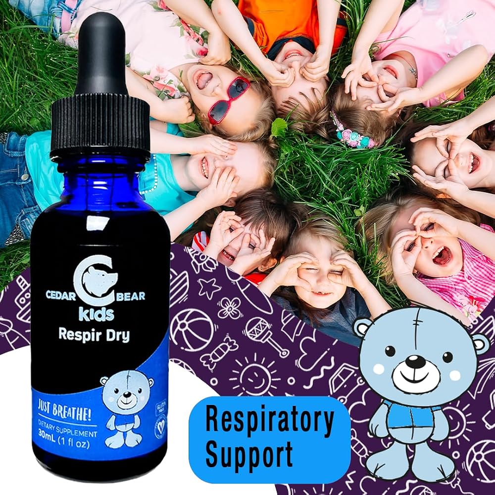 Cedar Bear Naturales Kid's Respir Dry Liquid Herbal Supplement - 1 Fl Oz - image 3