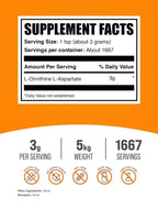 BulkSupplements.com L-Ornithine L-Aspartate Powder (LOLA) - image 10