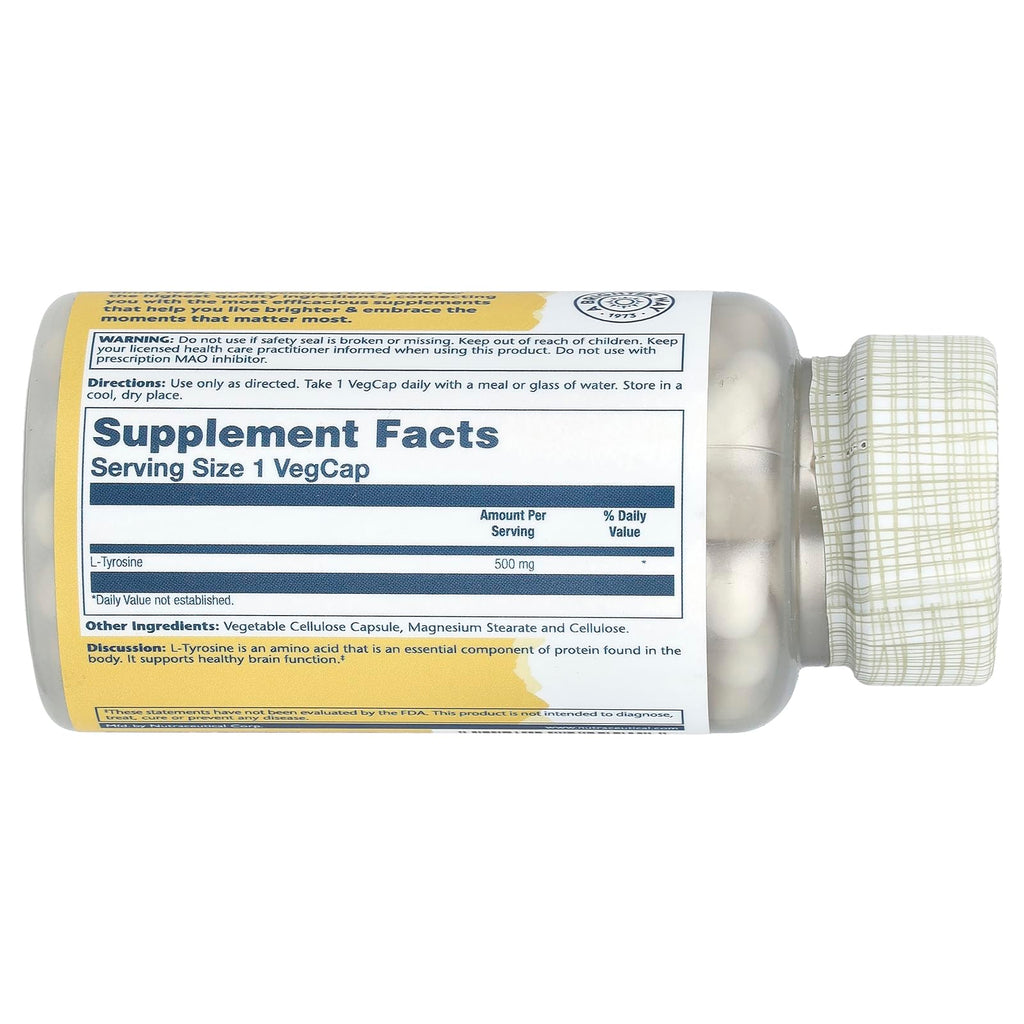 SOLARAY - L-Tyrosine 500mg