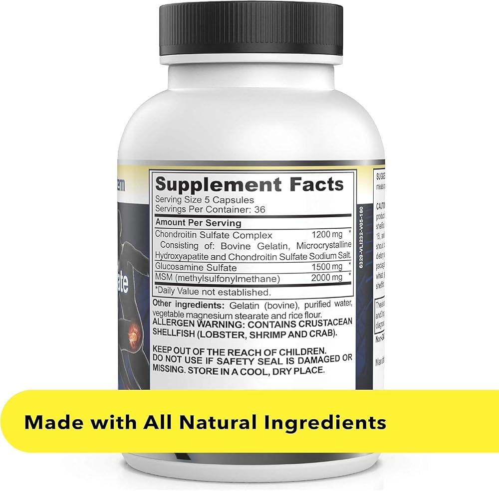 Healthy Joints System Glucosamine Chondroitin MSM - 120 Capsules - image 4