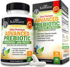 BioSchwartz Advanced Prebiotic Fiber Gut Health Supplement - 60 Capsules