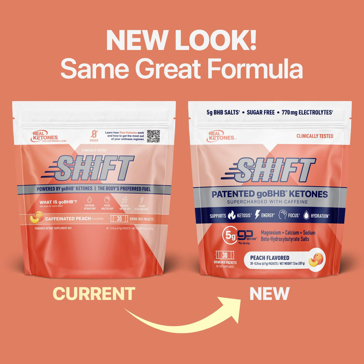 Real Ketones Shift Exogenous Keto D-BHB + Sugar Free Electrolyte