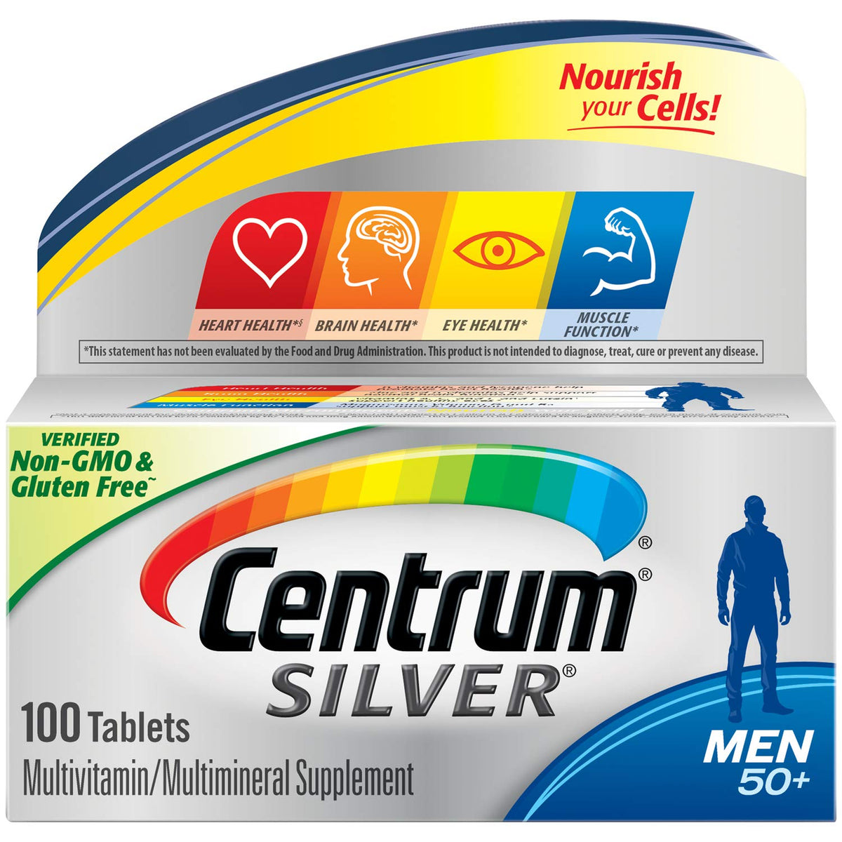 Centrum Silver Multivitamin for Men 50 Plus - 100 Tablets